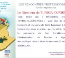 Rencontres Profesionnelles TUNISO-ALGERIENNES