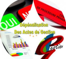 séminaire de formation sur « LA DÉPÉNALISATION DES ACTES DE GESTION »